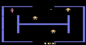 une photo d'Ã©cran de Berzerk sur Atari 2600